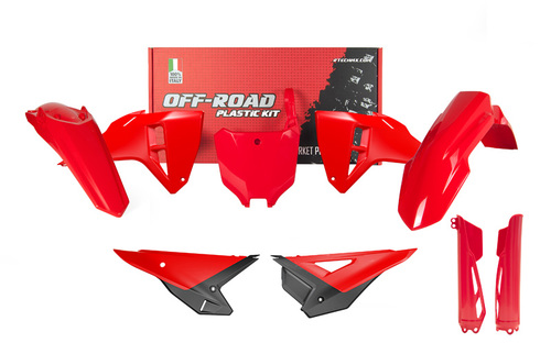 קיט פלסטיקה לאופנועי הונדה ריסטק אדום - RACETECH HONDA CRF-R/RX 250-450 25-26