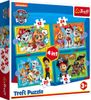 מארז 4 פאזלים - מפרץ ההרפתקאות גורים וחברים מוכנים למשימה