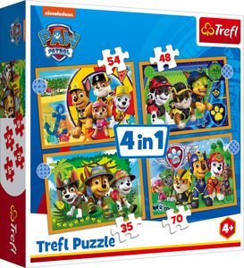 מארז 4 פאזלים - מפרץ ההרפתקאות יוצאים למשימות חילוץ