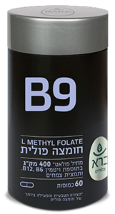 חומצה פולית ברא צמחים 60 כמוסות - Bara Folic Aid