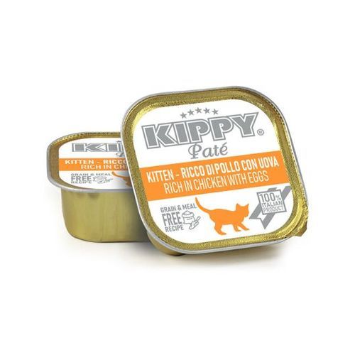 קיפי פטה עוף עם ביצים לגורי חתולים 90 גרם בקופסה