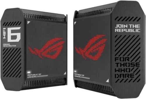 ראוטר גיימינג Asus ROG Rapture GT6 - צבע שחור, 2 יחידות באריזה