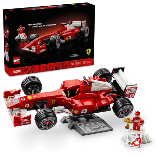 FERRARI F2004 AND MICHAEL SCHUMACHER
