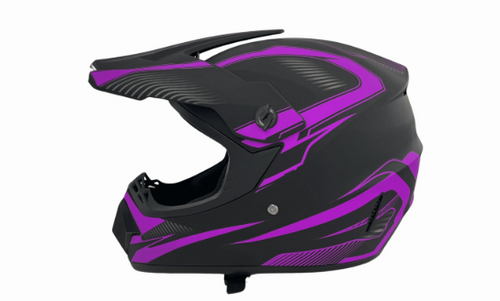 קסדה מלאה FULLFACE צבע שחור סגול