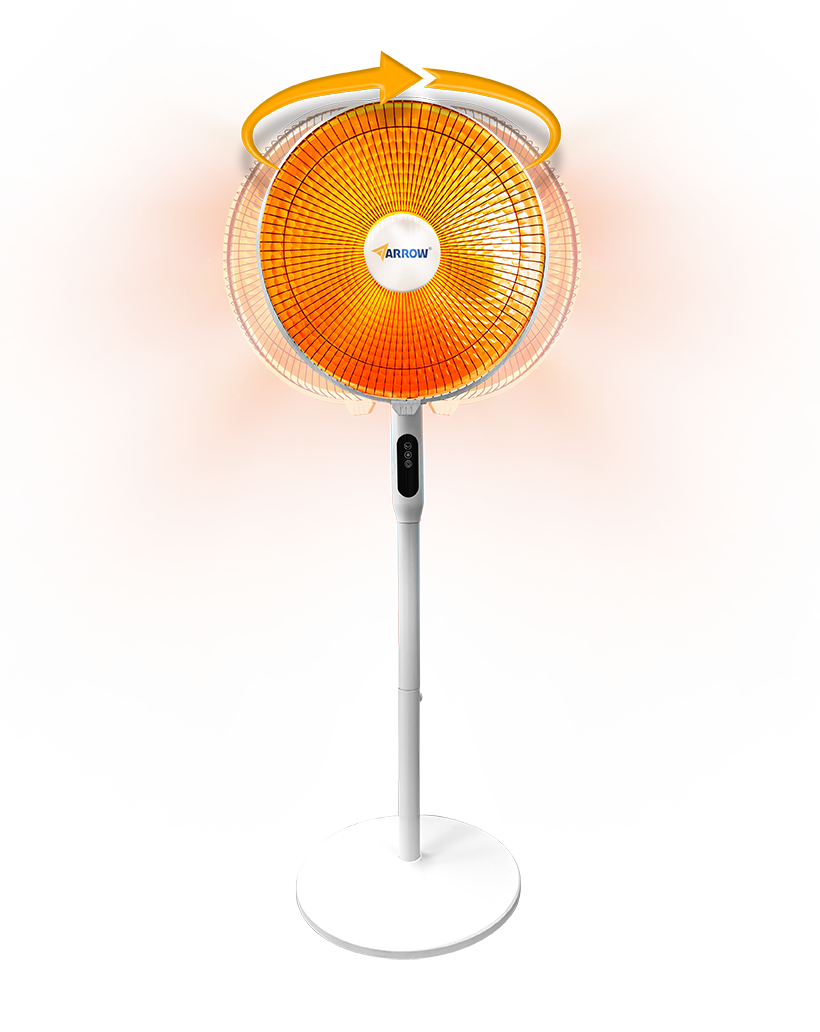 תנור מקרן חום 500W/1000W 600701-010