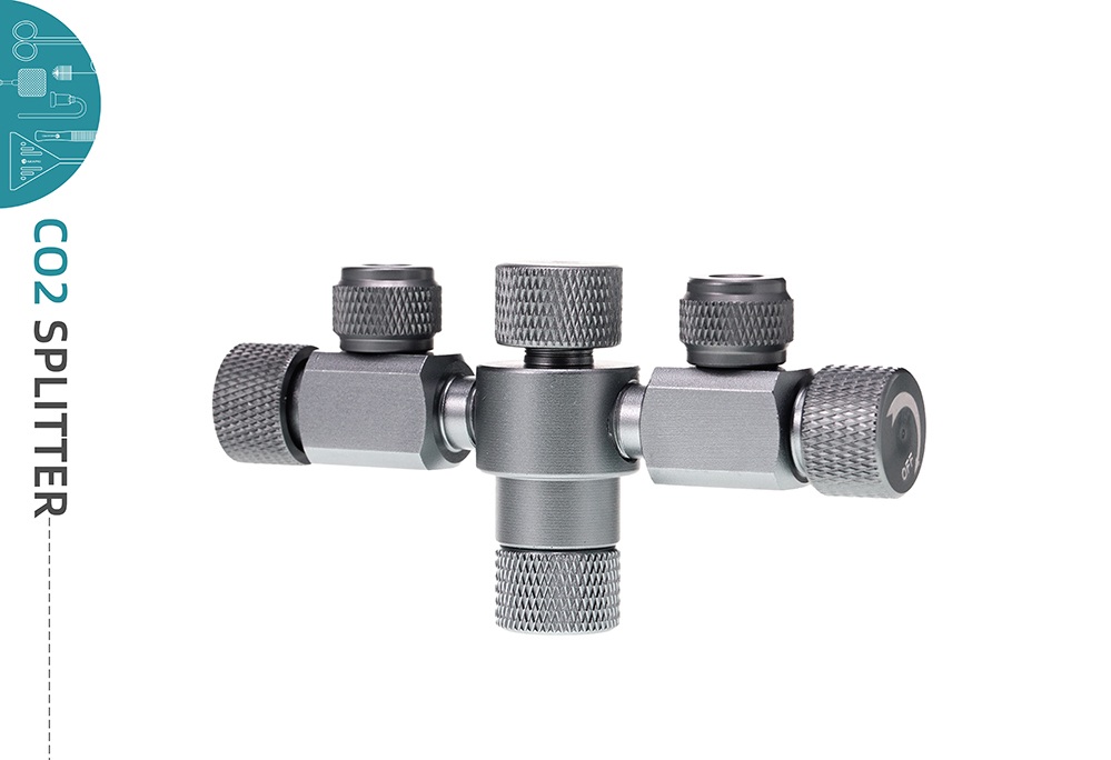 אקווה פרו מפצל אלומיניום למערכת פד"ח Aquapro CO2 Splitter 