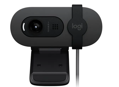 מצלמת רשת Logitech Brio 100 FHD Webcam Graphite