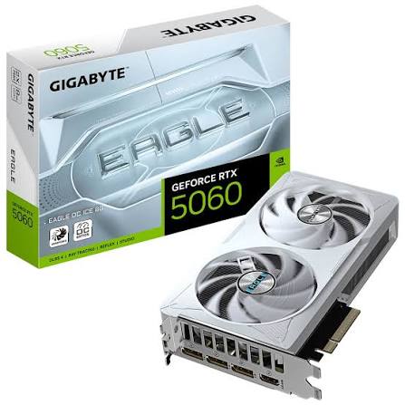 כרטיס מסך Gigabyte RTX 5060 Eagle OC ICE 8GB