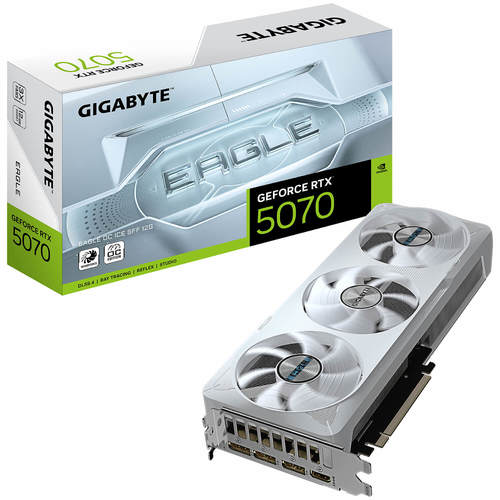 כרטיס מסך Gigabyte RTX 5070 Eagle OC ICE 12GB