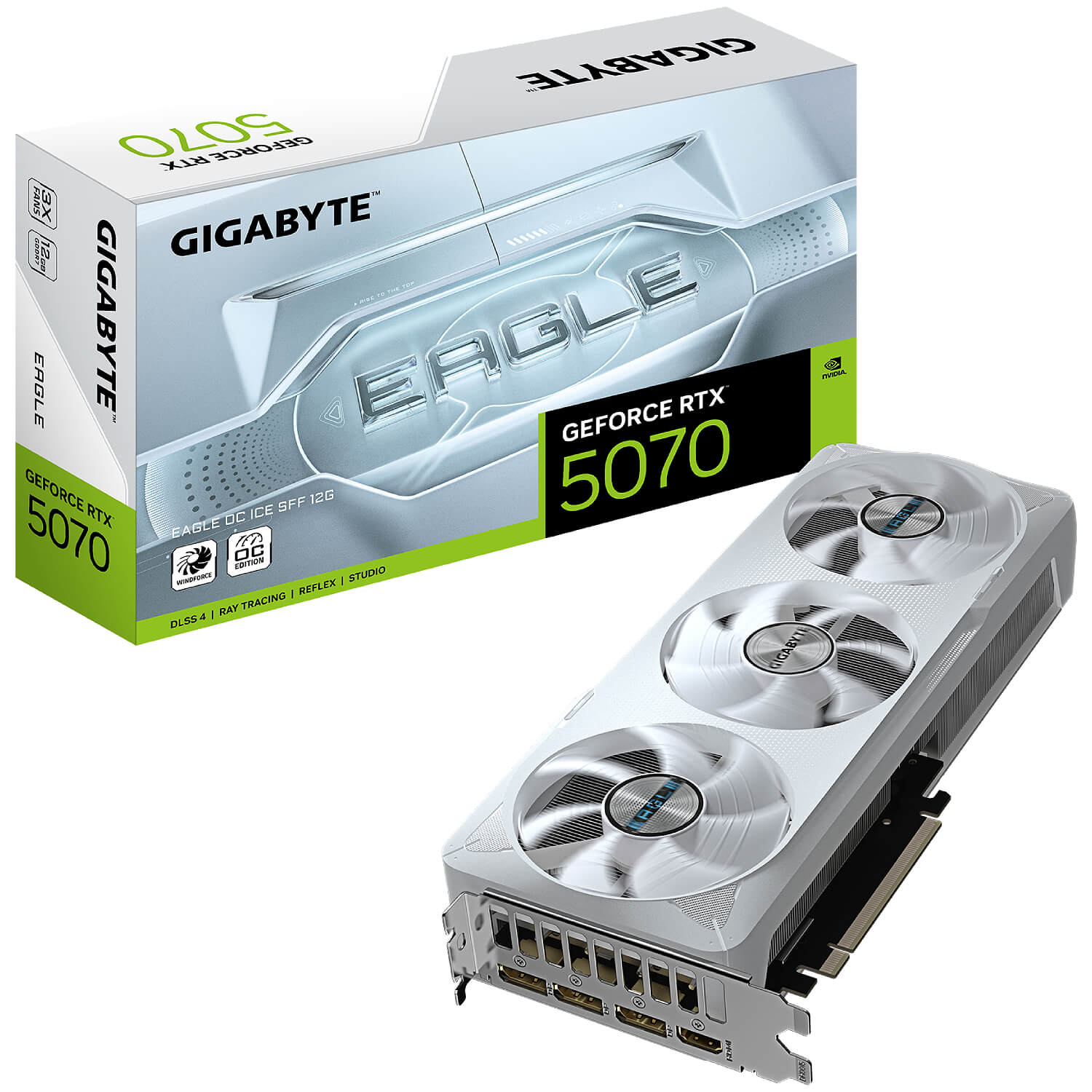 כרטיס מסך Gigabyte RTX 5070 Eagle OC ICE 12GB