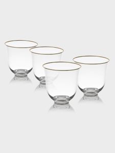 סט 6 כוסות קריסטל פס זהב GLASSWARE COLLECTION