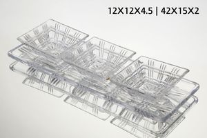 קברט 4 חלקים 12X12X4.5 42X15X2 ס"מ CRYSTALINE