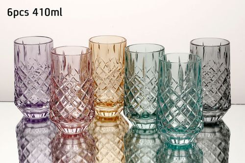 סט 6 כוסות שתייה 410 מ