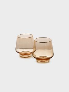 סט 6 כוסות וויסקי 460 מ"ל ROSE GOLD CRYSTALINE