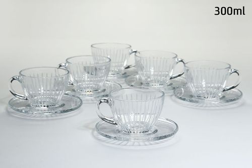 סט תה 12 חלקים crystaline toulip