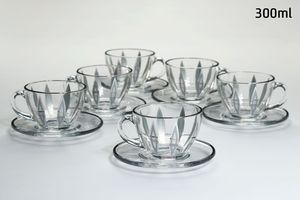 סט תה 12 חלקים crystaline anser titanium