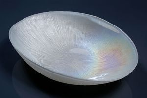 קערה זכוכית אובלית MARTINEZ PEARL