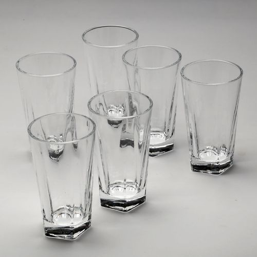 סט 6 כוסות שתיה מחומש GLASSWARE COLLECTION