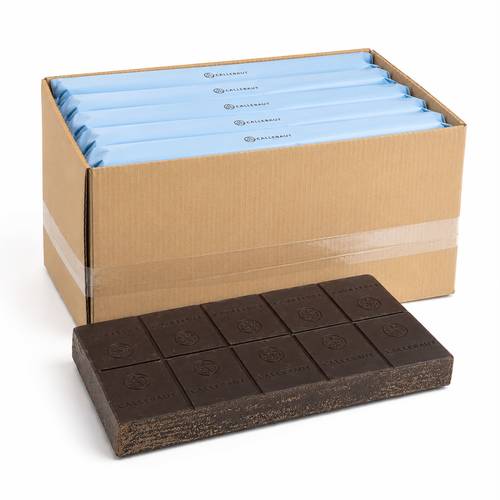 שוקולד מריר Callebaut בלוק - קרטון 25 ק״ג (5×5 ק״ג)