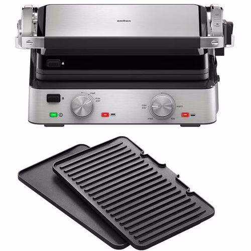 טוסטר גריל - מקצועי Braun MultiGrill 7 - CG7020 בראון | יבואן רשמי שנתיים אחריות