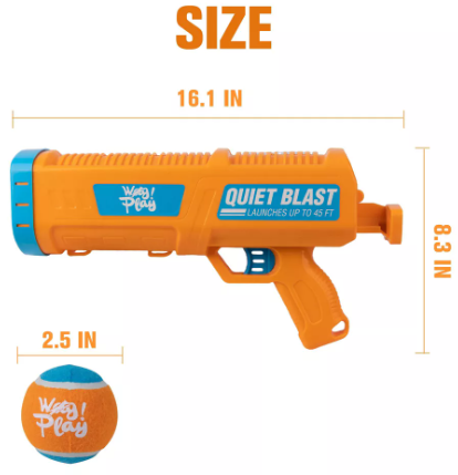 אול פור פאוז משחק רובה משגר כדורים לכלבים - AFP Tennis Ball Blaster 