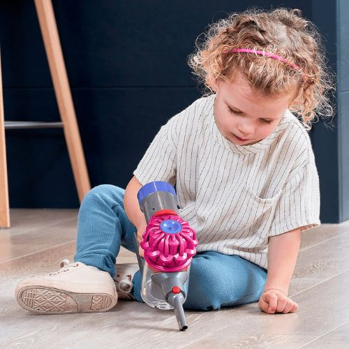 שואב אבק צעצוע לילדים דמוי דייסון - ורוד 4