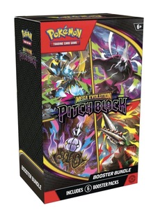 חבילת בוסטרים (6 בוסטרים) |  Game Card TCG Pokémon Mega Evolution: Pitch Black Booster Bundle (6 Booster Packs)