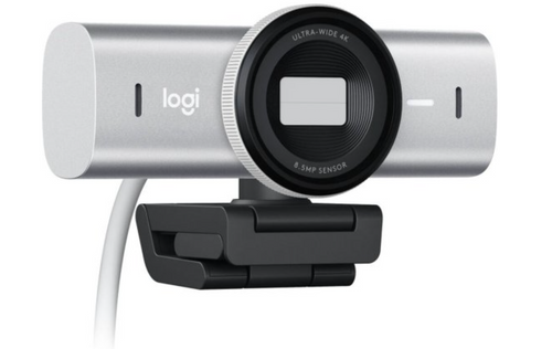 מצלמת רשת Logitech MX Brio 4K Ultra HD Webcam Pale Gray