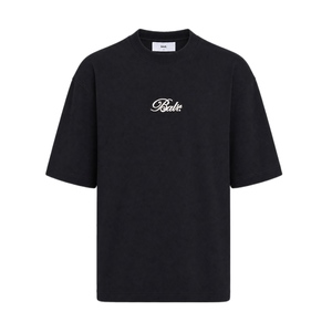 חולצה BALR מידות XS-XXL לגברים בגוון שחור עם חתימה