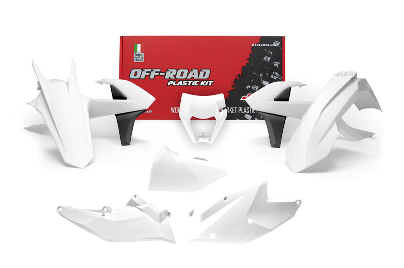 קיט פלסטיקה RACETECH KTM EXC/EXCF 250-500 17-19 לבן