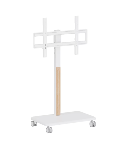   מעמד רצפתי מעוצב עם גלגלים למסכים עד 85″FS63-46SW White