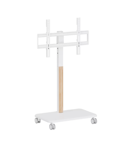   מעמד רצפתי מעוצב עם גלגלים למסכים עד 85″FS63-46SW White