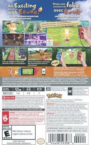 פוקימון:  Game Let’s Go, Eevee! Nintendo Switch | 