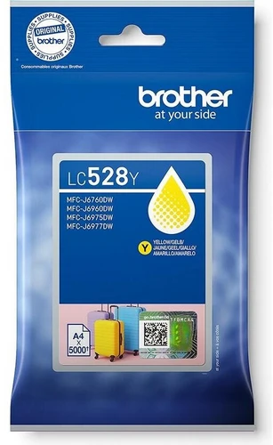 ראש דיו צהוב מקורי Brother LC528Y (5000 דפים)