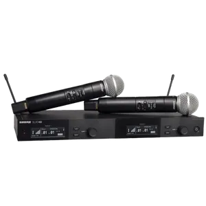 Shure SLXD24DE/SM58-G60 – מערכת אלחוטית כפולה עם שני מיקרופוני