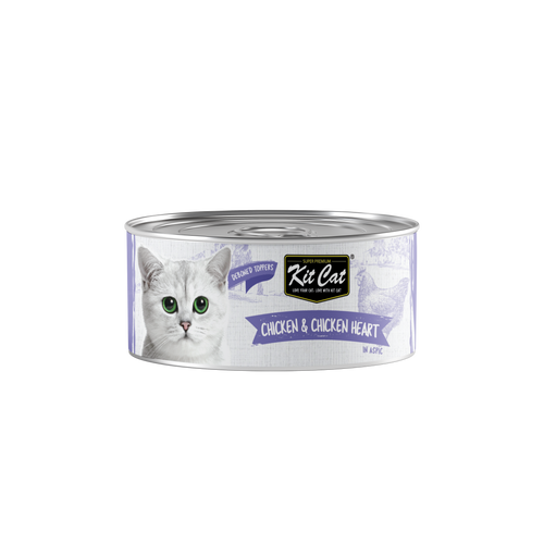 קיט קט מעדן דיבון עוף ולבבות עוף 80 גרם Kit Cat