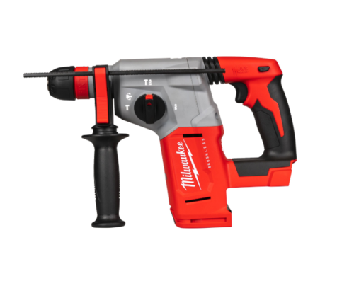 פטישון נטען Milwaukee M18 BLHX-0X Brushless 26 ממ SDS Plus עם פוטר FIXTEC 