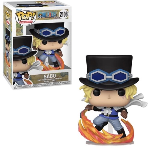 פופ! סאבו תוקף עם הצינור #2108 – וואן פיס | Funko Pop! Sabo Attacking with Pipe #2108 – One Piece