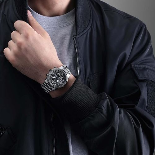 שעון טייסים אנלוגי דיגיטלי Citizen JV2006-55H רדיו קונטרול אקו דרייב וספיר