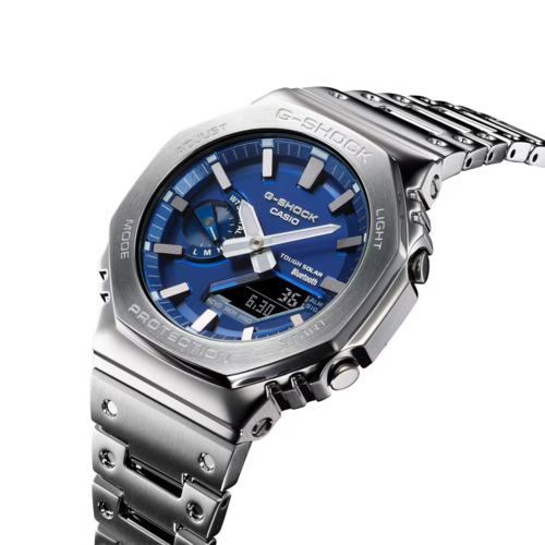 CASIO GM-B2100AD-2A FULL METAL קרבון מתכתי בלוטוס סולאר