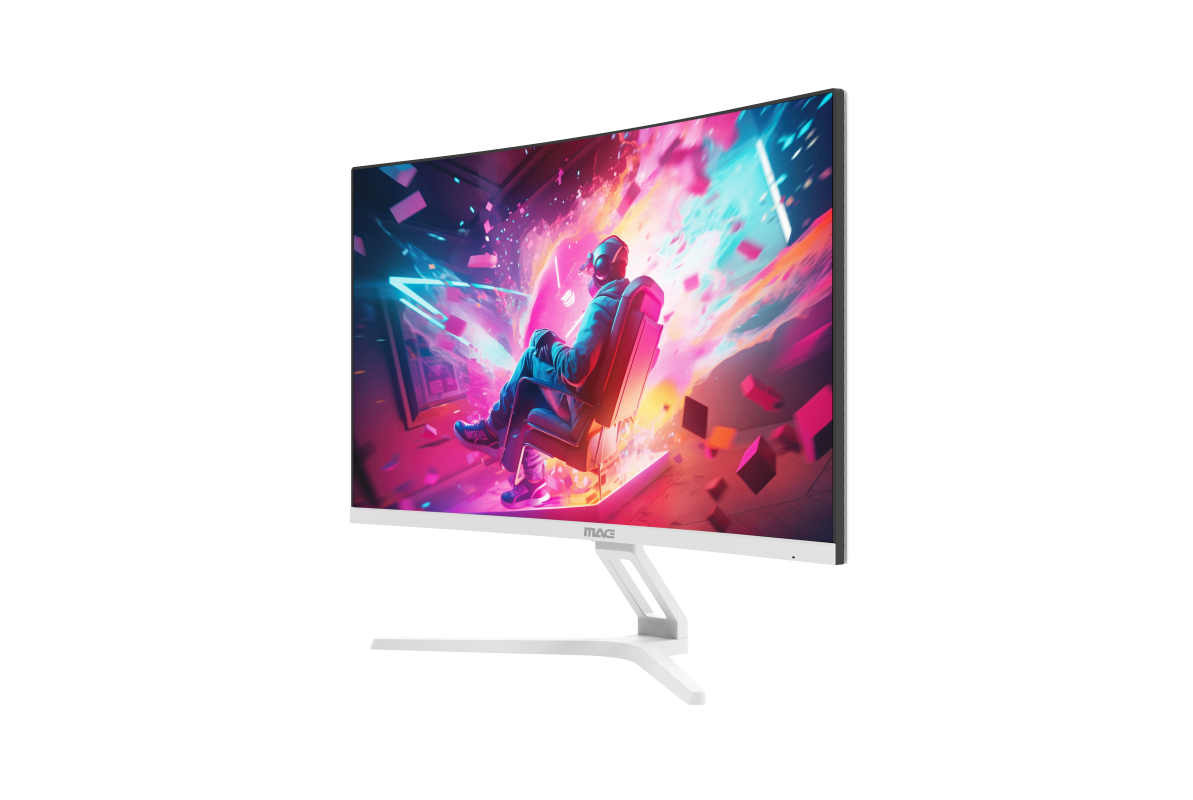 מסך מחשב מסך מחשב גיימינג קעור MAG D27C280SW 27" FHD 280Hz VA - לבן 