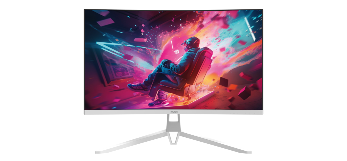 מסך מחשב מסך מחשב גיימינג קעור MAG D32C240SW 32" FHD 240Hz VA - לבן 