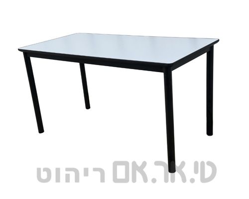 שולחן תלמיד זוגי אפור שחור