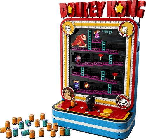 לגו סופר מריו - משחק ארקייד Donkey Kong   (72051)