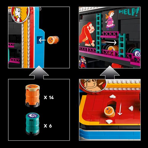 לגו סופר מריו - משחק ארקייד Donkey Kong   (72051)