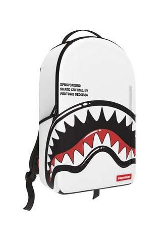 תיק גב ספרייגראונד Sprayground SHARK CENTRAL BUBBLY WHITE BACKPACK 2026