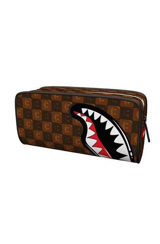 קלמר ספרייגראונד Sprayground SHARKS IN PARIS WTF BUBBLY BLACK CHECK PENCIL POUCH 2026