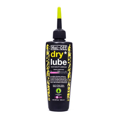 שמן שרשרת יבש לאופניים מאק אוף- MUC-OFF DRY LUBE 120ML