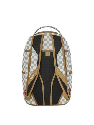 SPRAYGROUND תיק גב מטורף EMBOSSED CREAM CHECK BACKPACK