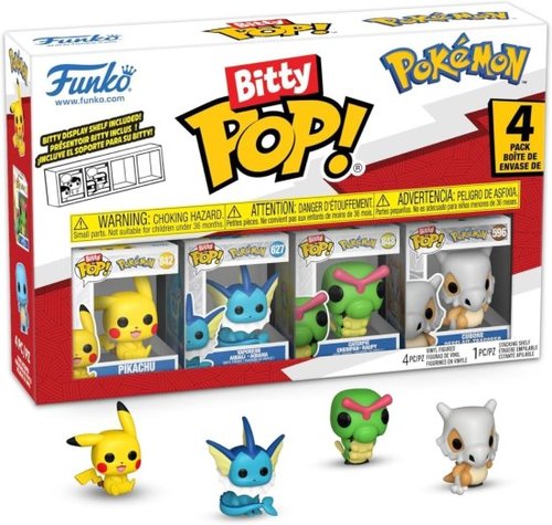 בובות Funko Bitty POP! פוקימון - מארז 4 דמויות
